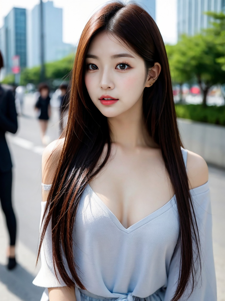 AI Generated ~xRica - A Street Photo Shoot