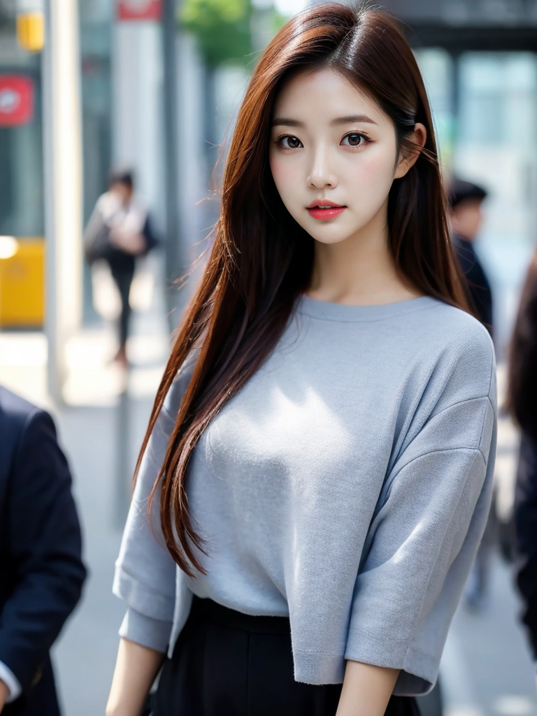 AI Generated ~xRica - A Street Photo Shoot