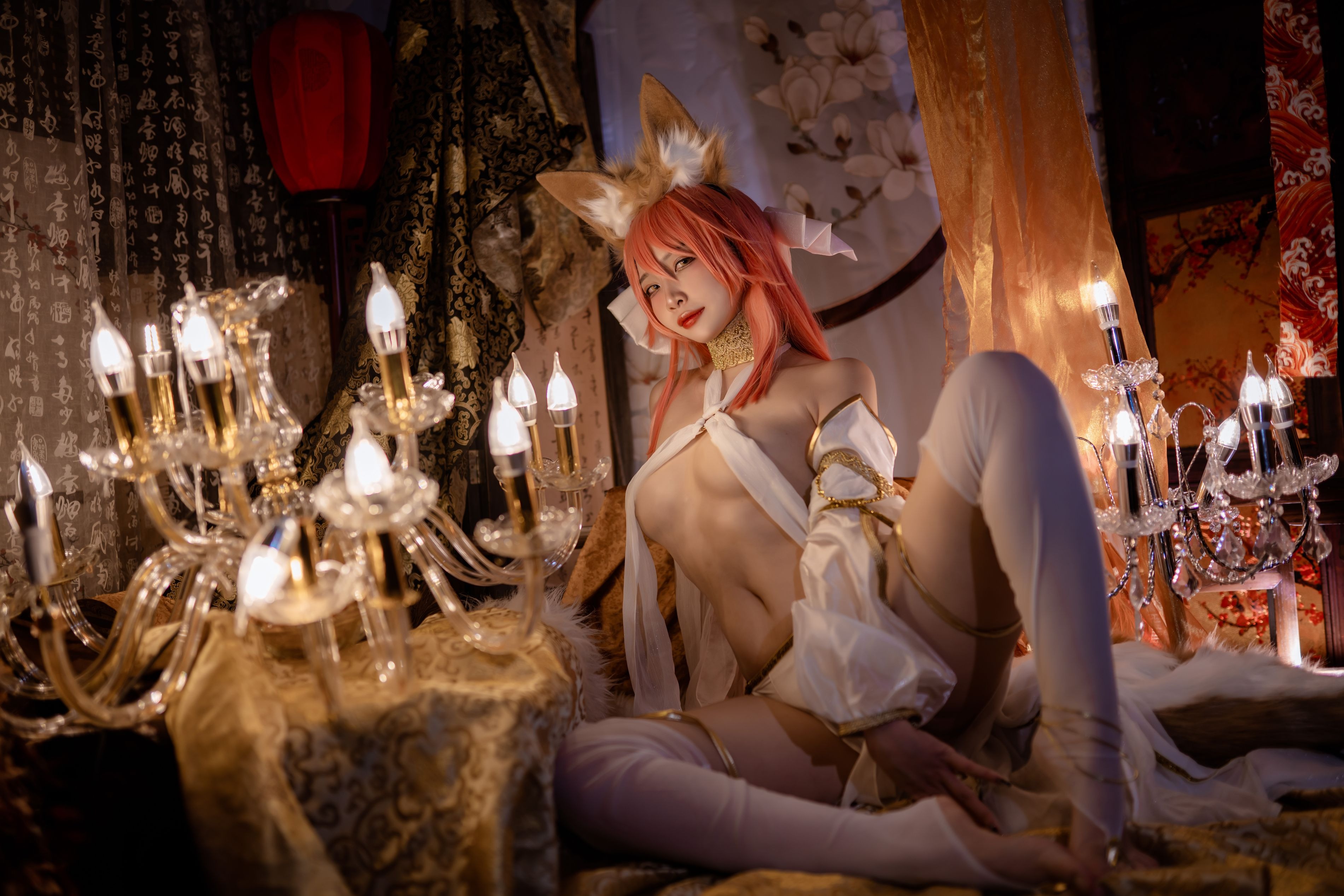 Erza Nisa Tamamo no Mae Vũ Nữ 2 37P
