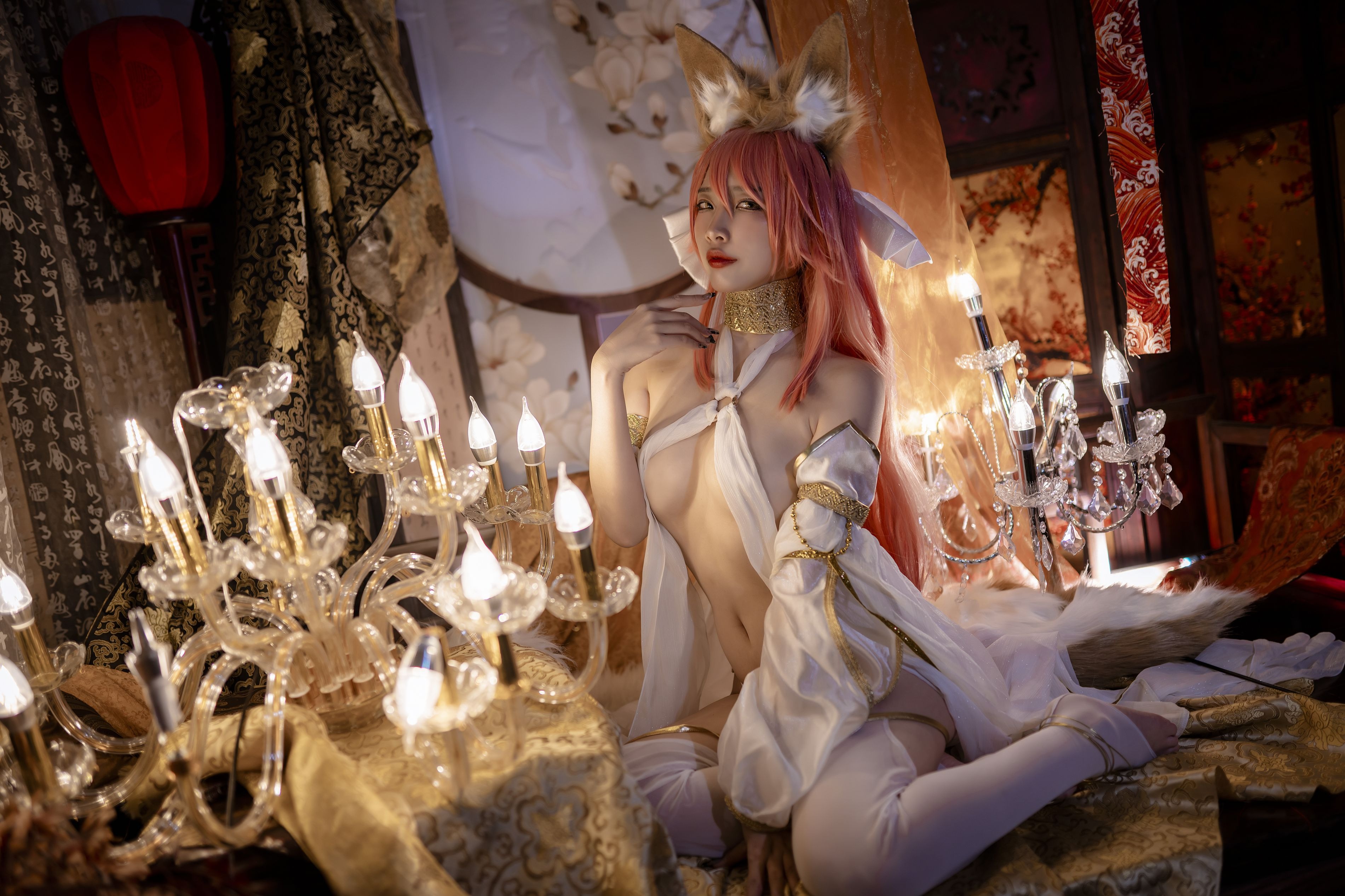 Erza Nisa Tamamo no Mae Vũ Nữ 2 37P