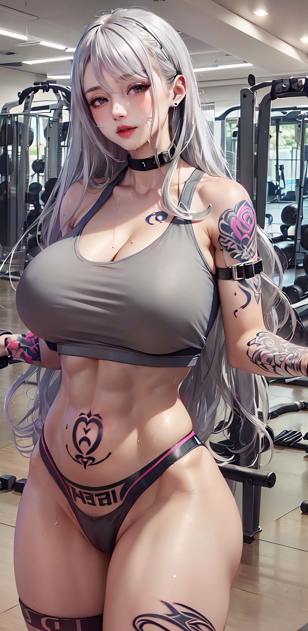 [AI Generated] grandmogi: Fitness Girl (120 photos)