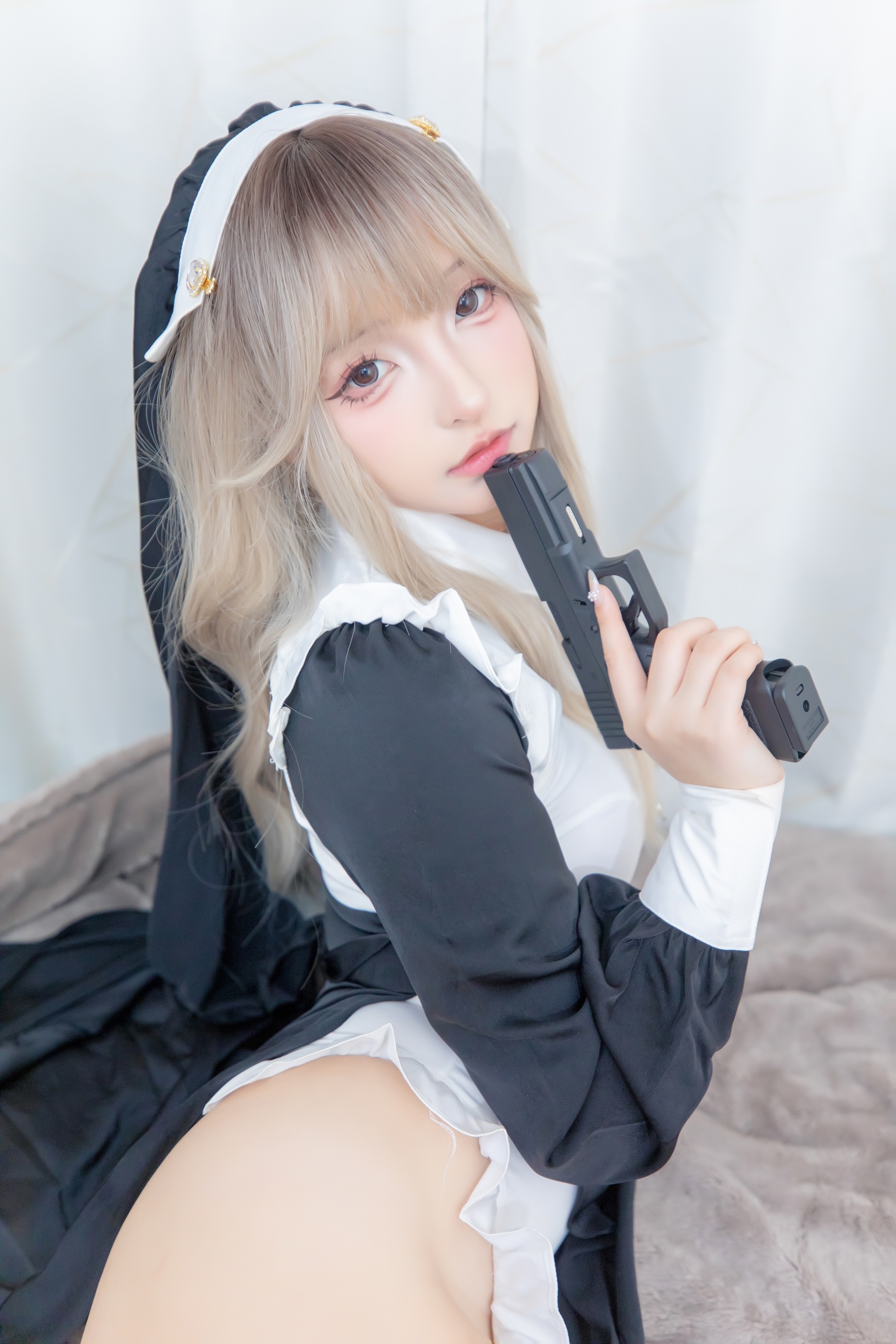 Kagurazaka Mafuyu Battle Nun 75P2V