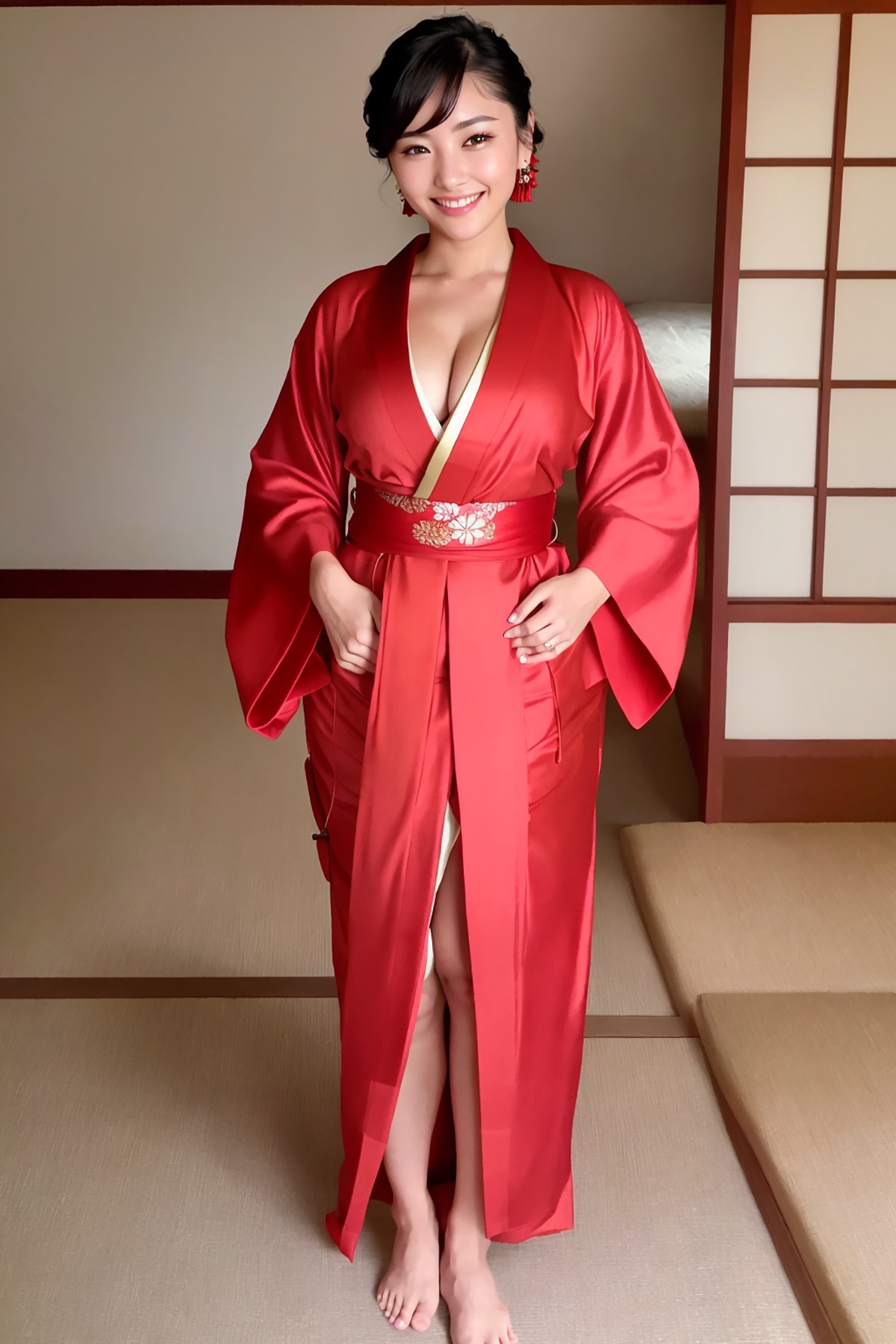 AIModel Vol.126 Silk Pastel Kimono