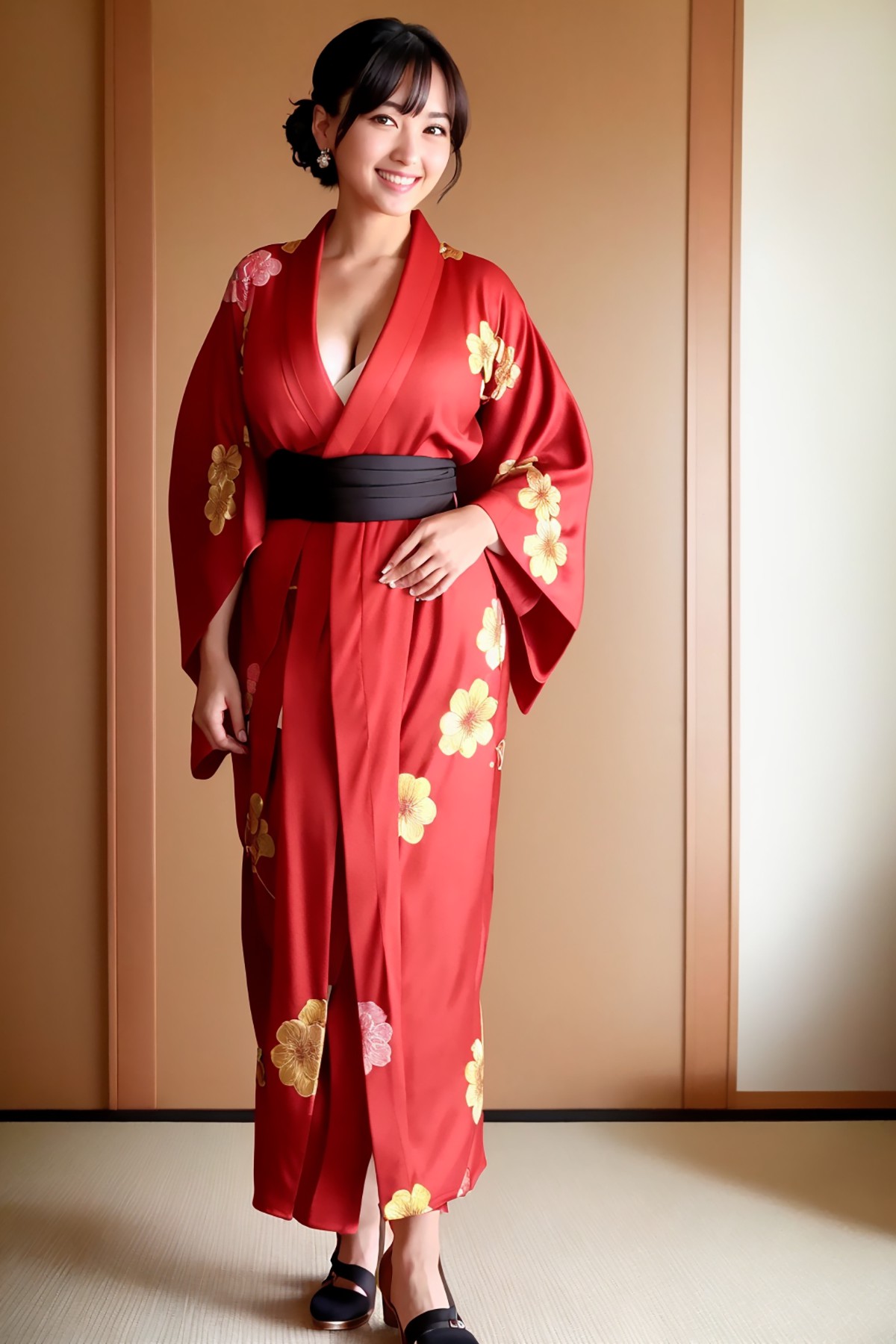 AIModel Vol.126 Silk Pastel Kimono