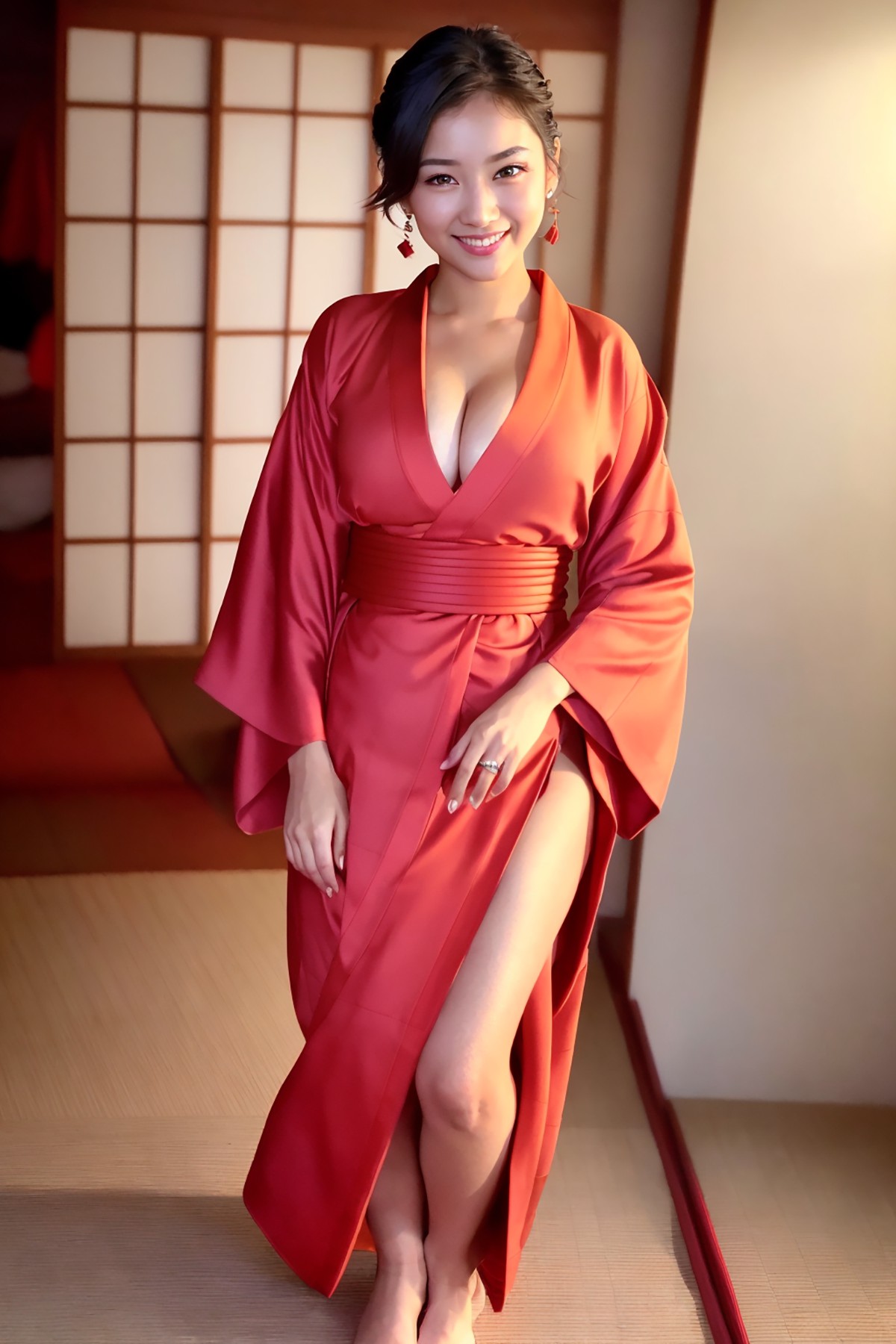 AIModel Vol.126 Silk Pastel Kimono