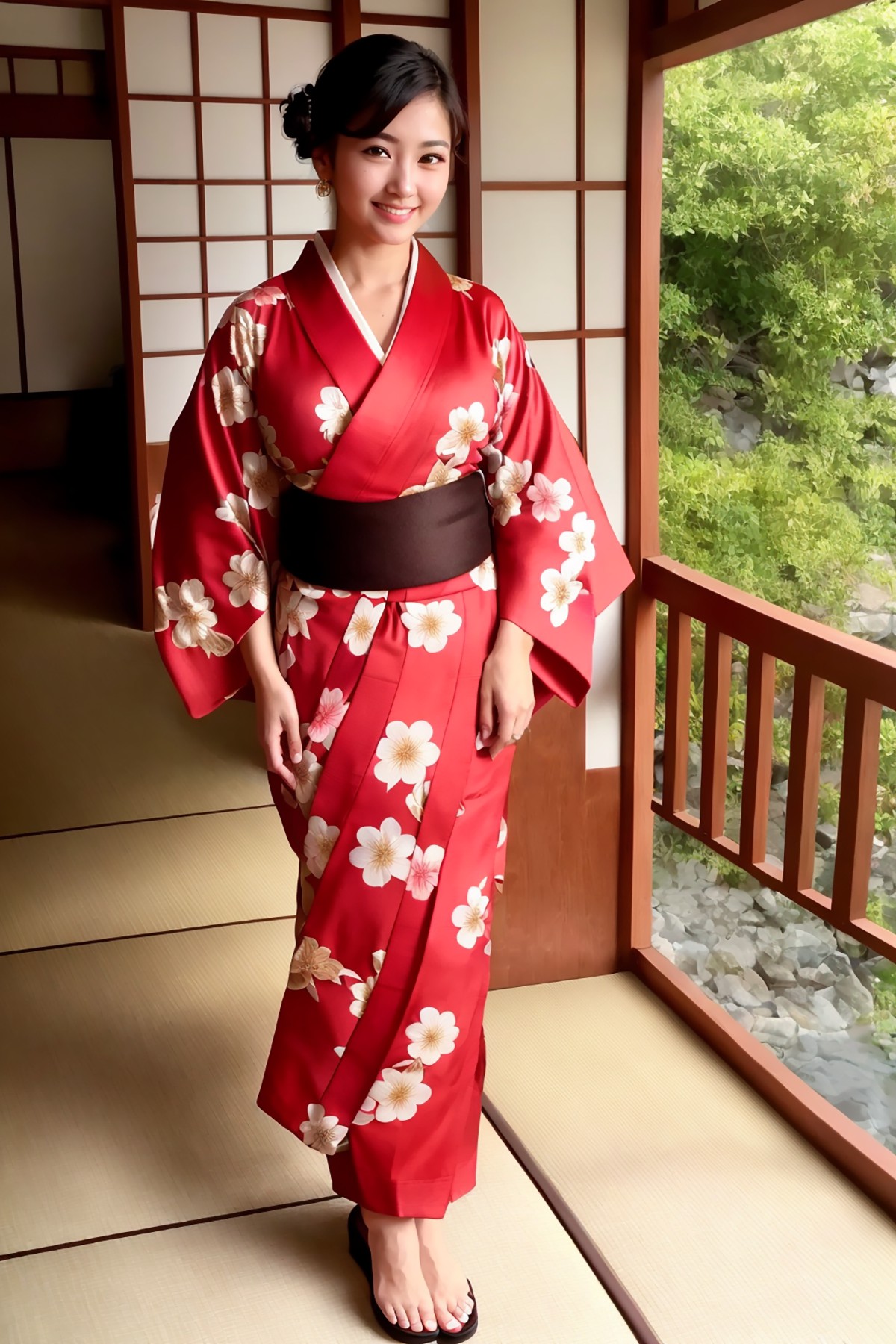 AIModel Vol.126 Silk Pastel Kimono