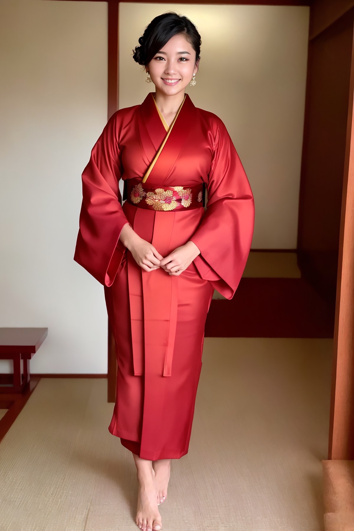 AIModel Vol.126 Silk Pastel Kimono