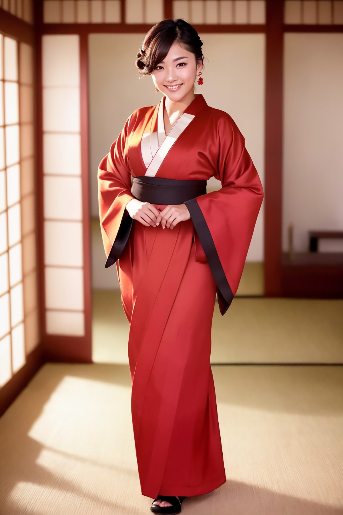 AIModel Vol.126 Silk Pastel Kimono