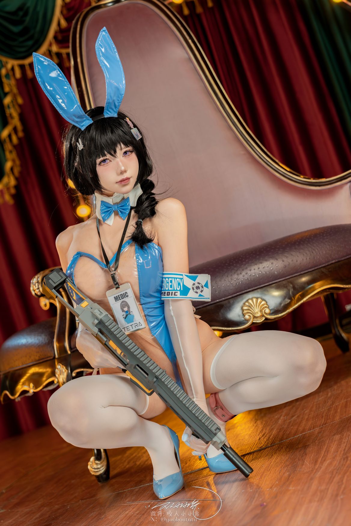 Yaoyikoutuniang / Yiko 咬人小小兔 - 7月作品『医疗兔-梅里』不得不爱 Photo Set
