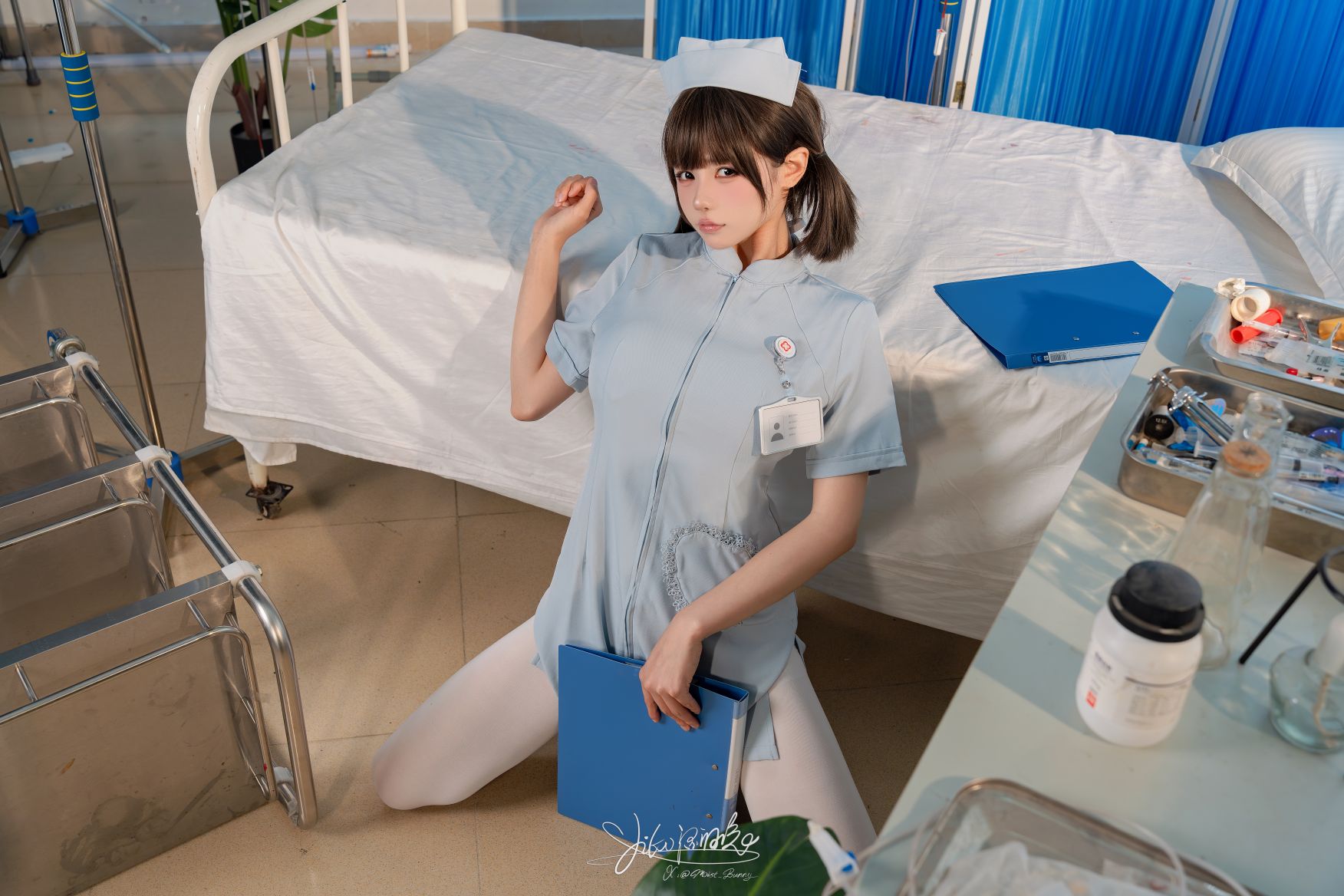 咬一口兔娘 咬人小小兔 - 妄想病栋 你的猫咪 写真セット 82P1V
