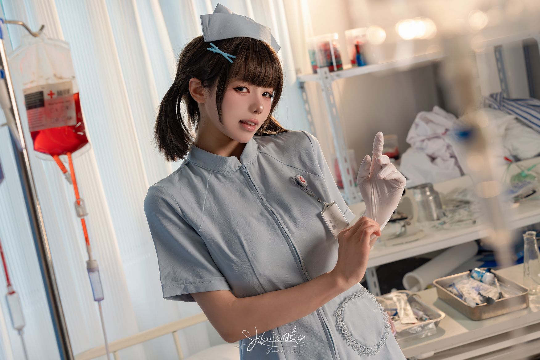 咬一口兔娘 咬人小小兔 - 妄想病栋 你的猫咪 写真セット 82P1V