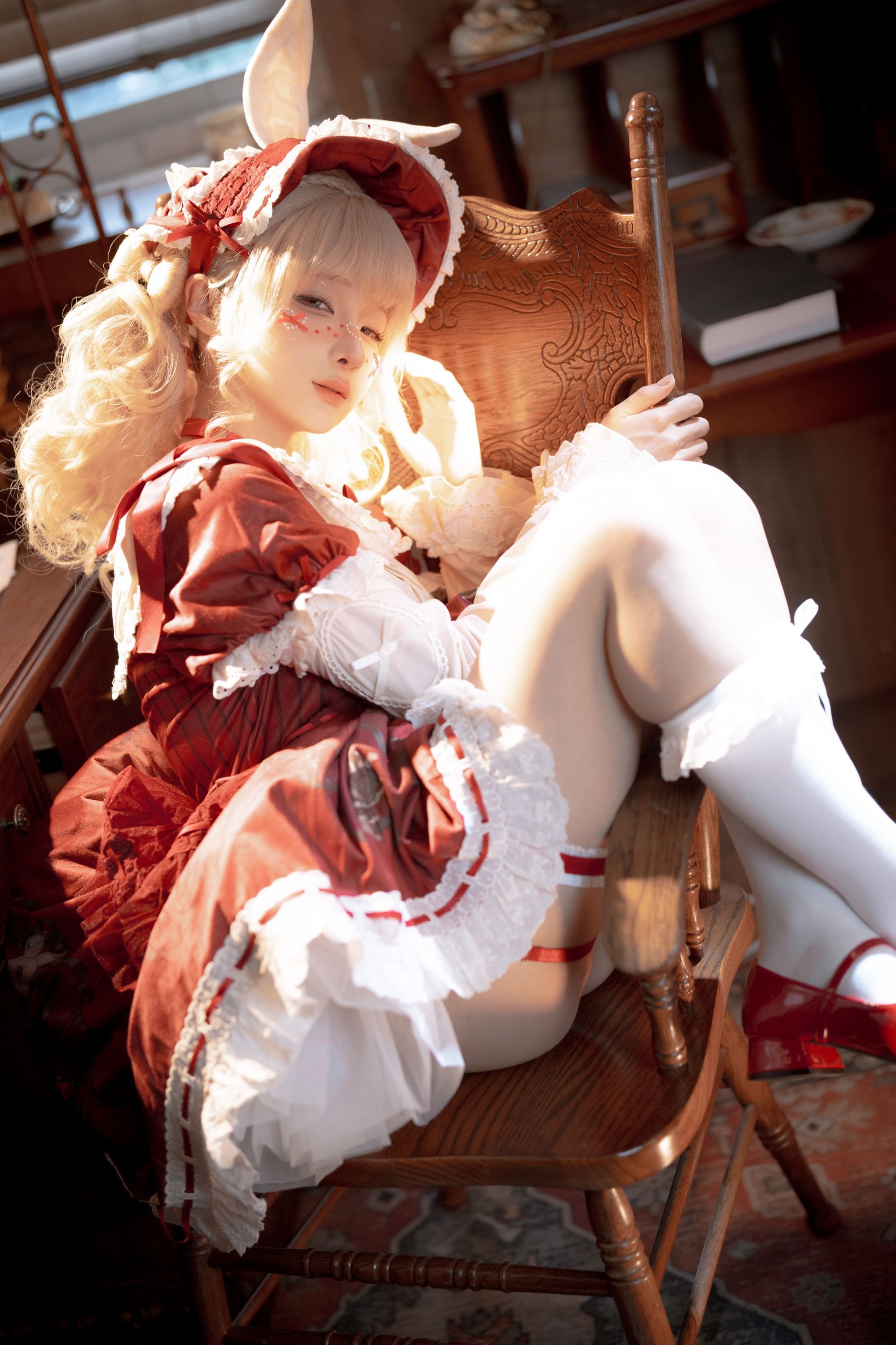 蠢沫沫《櫥窗娃娃》135P1V Cosplay寫真套圖