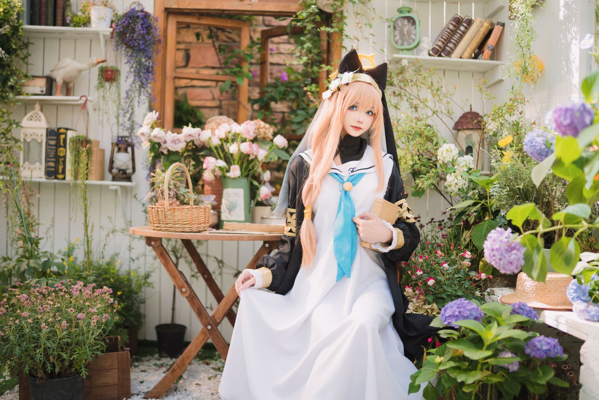 アイウェスト ブルーアーカイブ イロマリ 修女 寝間着 体操服