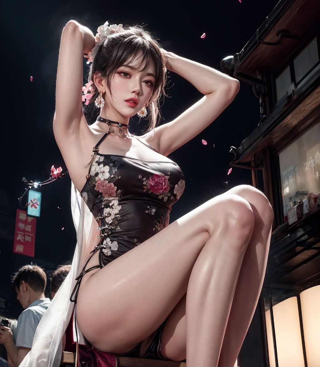 Được tạo bởi AI] Qipao gợi cảm chân dài Yu Jie - Chân đẹp giày cao gót (91 ảnh)