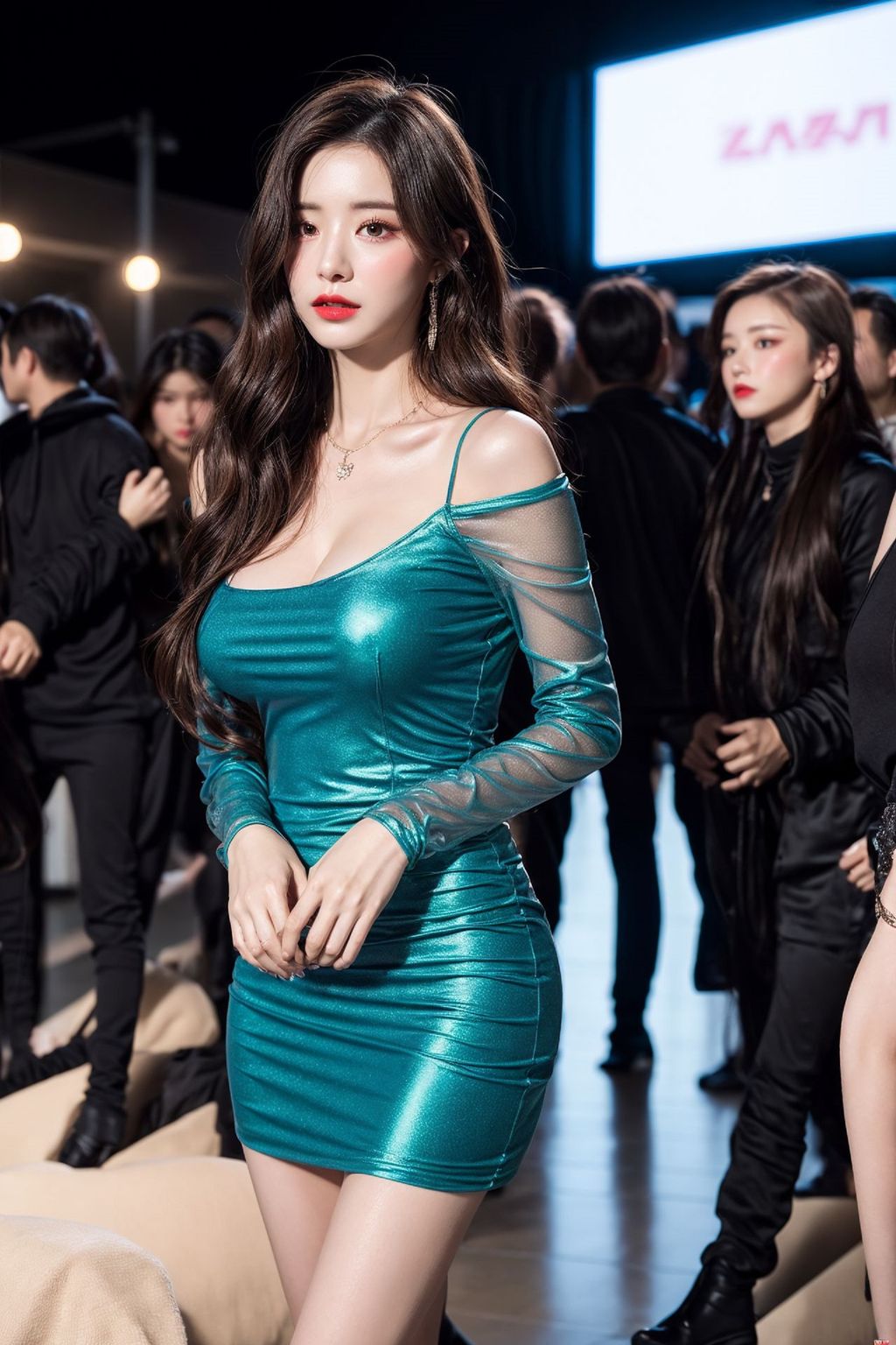 AI 生成] 情趣旗袍大長腿御姐 美腿高跟 (91 張照片)