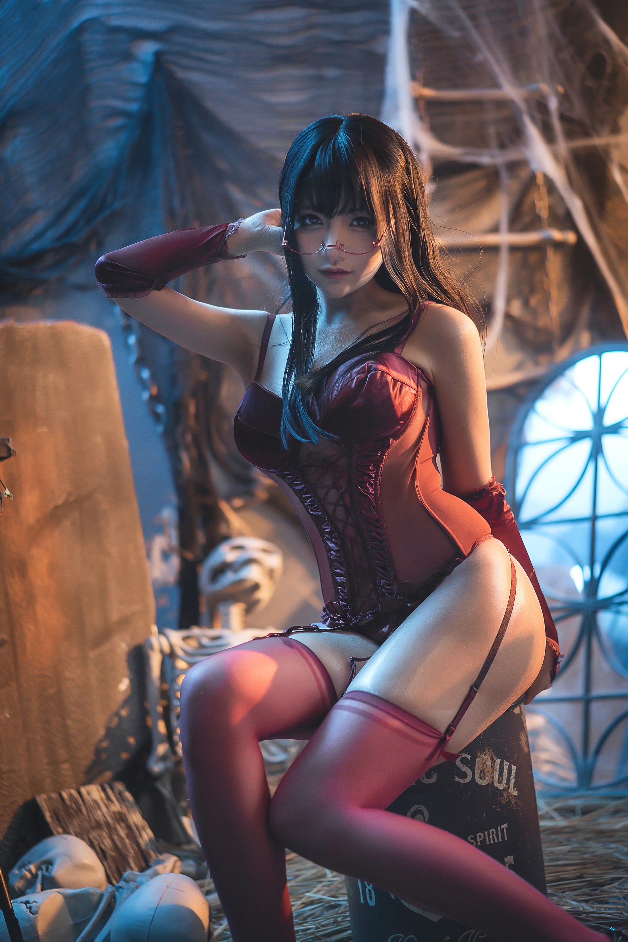 是一隻熊仔 - 紅色corset 42P