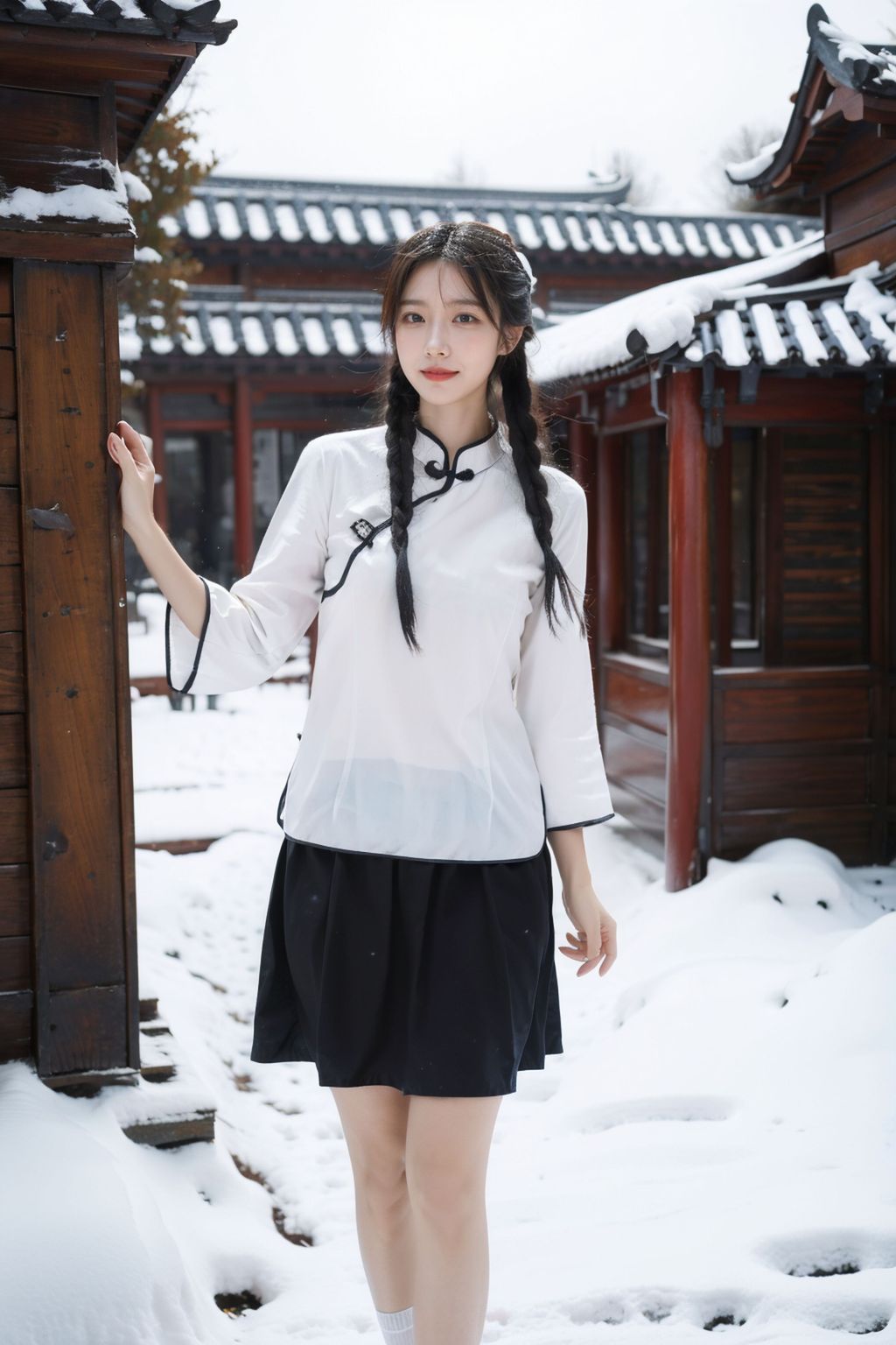 สร้างโดย AI] นี๋ ซือ หัว เฟิง Vol.006 (136 ภาพ)