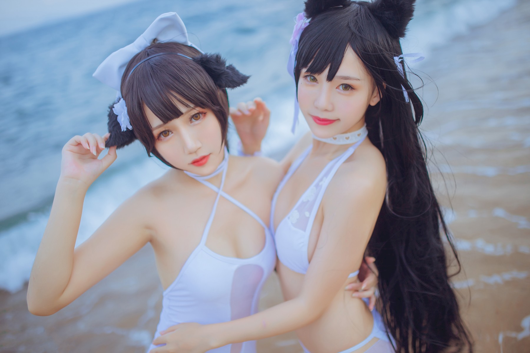 抖นางลิชี อาตาโกะ และ ทาเคโอะ