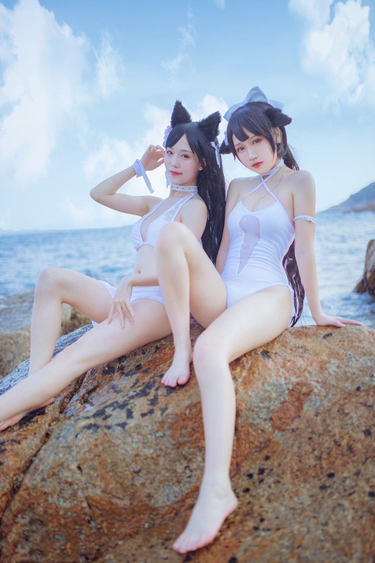 抖นางลิชี อาตาโกะ และ ทาเคโอะ