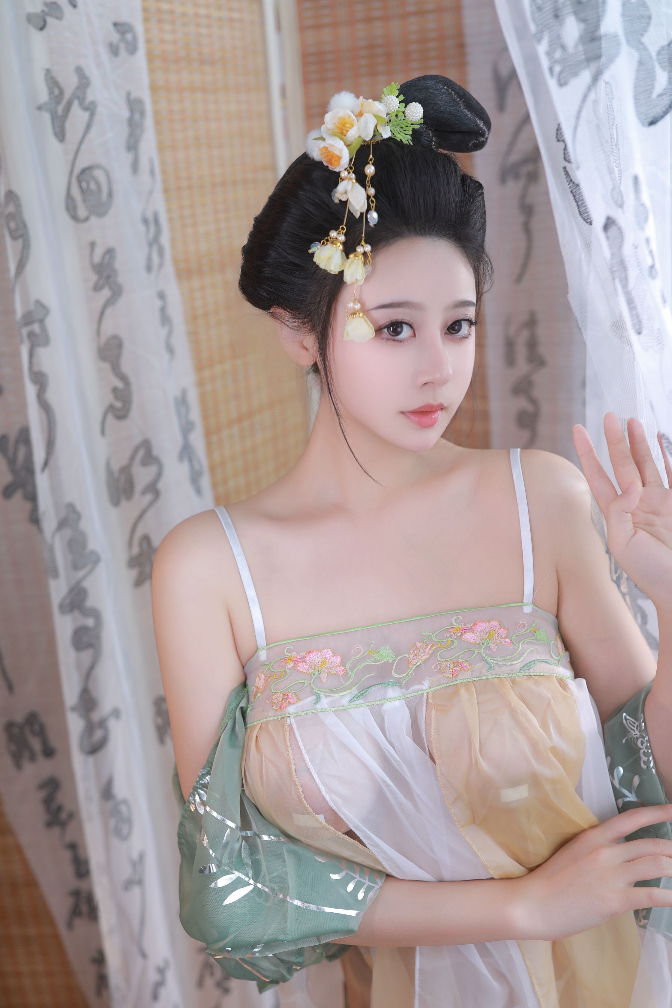 奈汐醬nice - 古風青紗曦 70P
