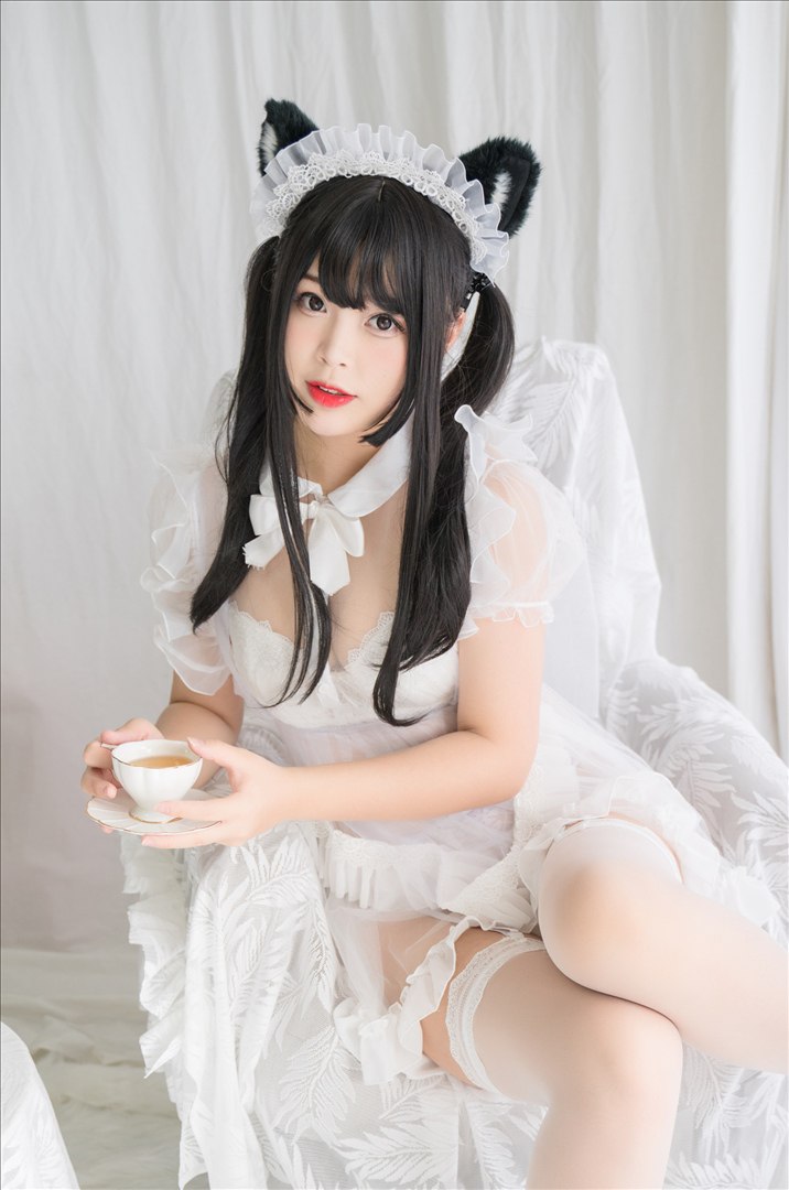 Bai Ye - White Cat Transparent Maid 88P
