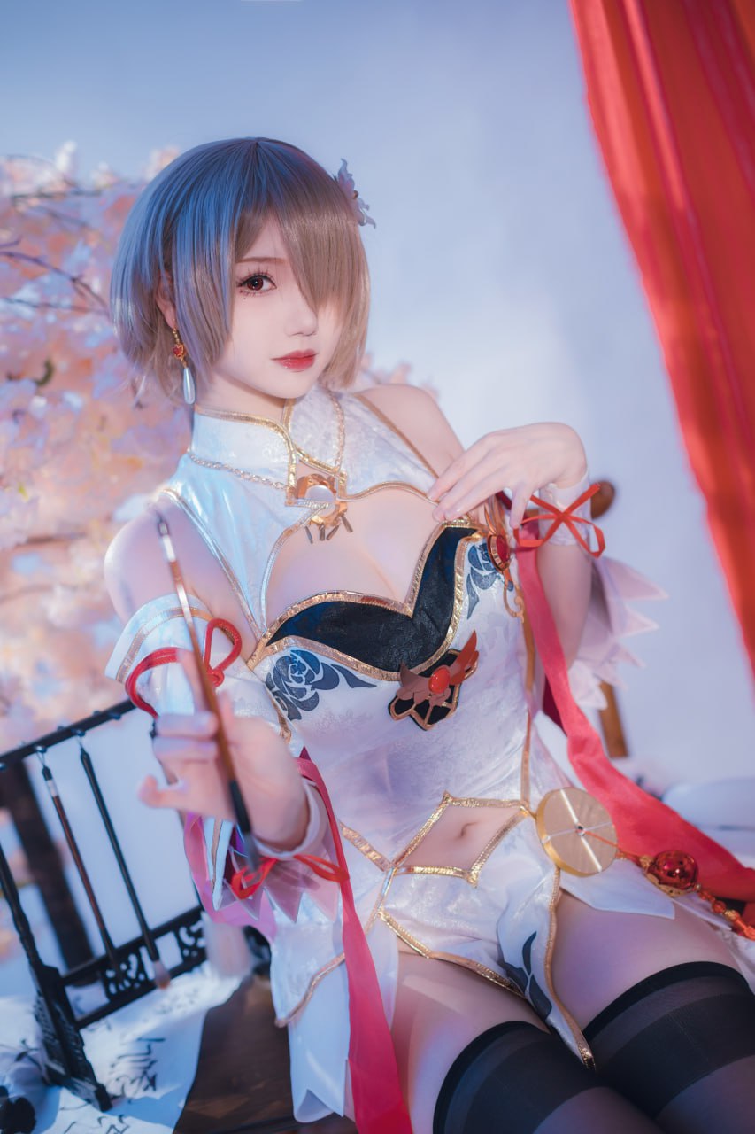 雪晴アストラ - 崩壊3 リタ・浣溪沙旗袍 56P1V