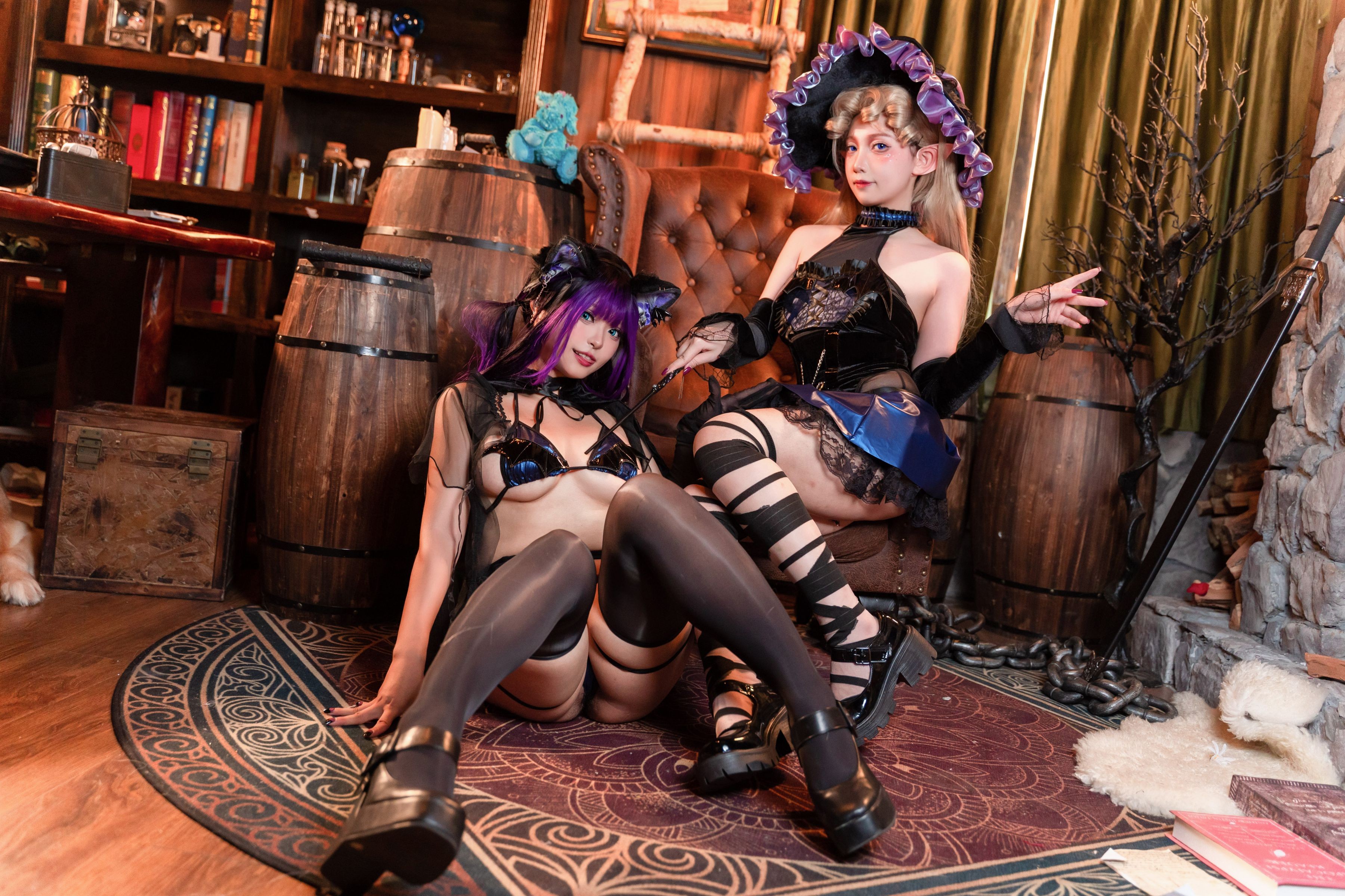 ショウワテンシュ&オレンジフウセンヤ 魔女猫咪 118P
