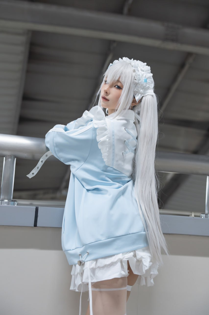 蠢沫沫《水色》244P1V Cosplay寫真套圖