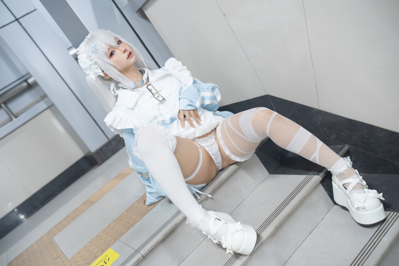 蠢沫沫《水色》244P1V Cosplay寫真套圖