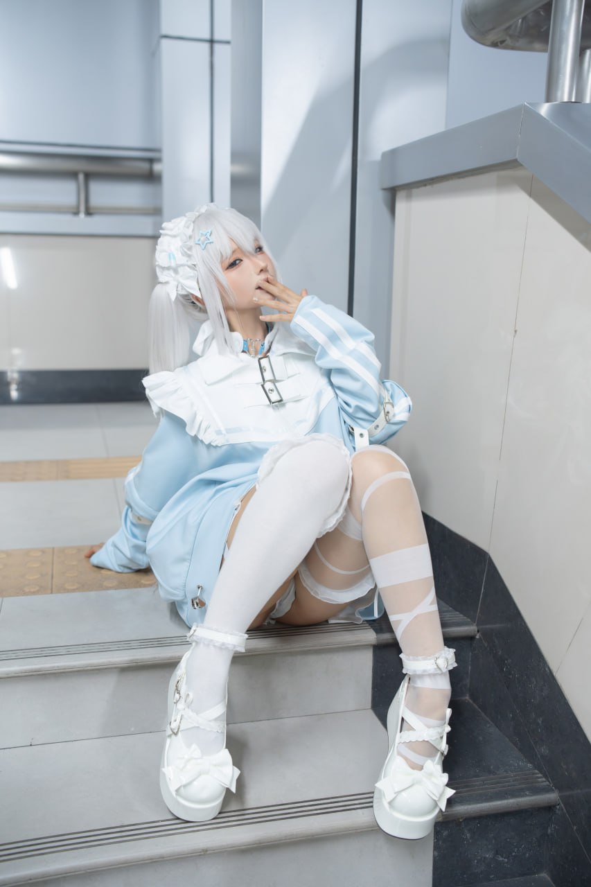 蠢沫沫《水色》244P1V Cosplay寫真套圖