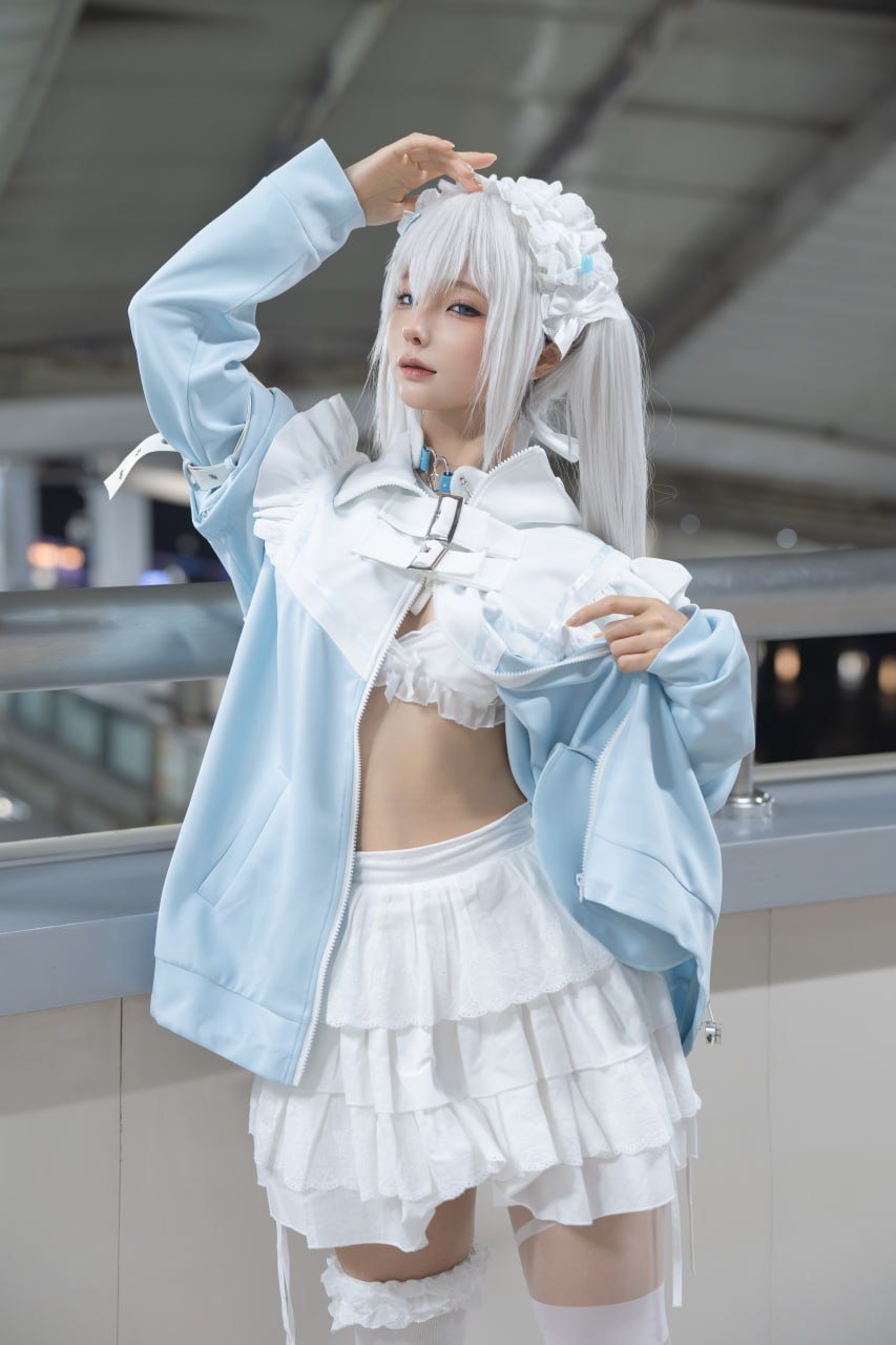蠢沫沫《水色》244P1V Cosplay寫真套圖