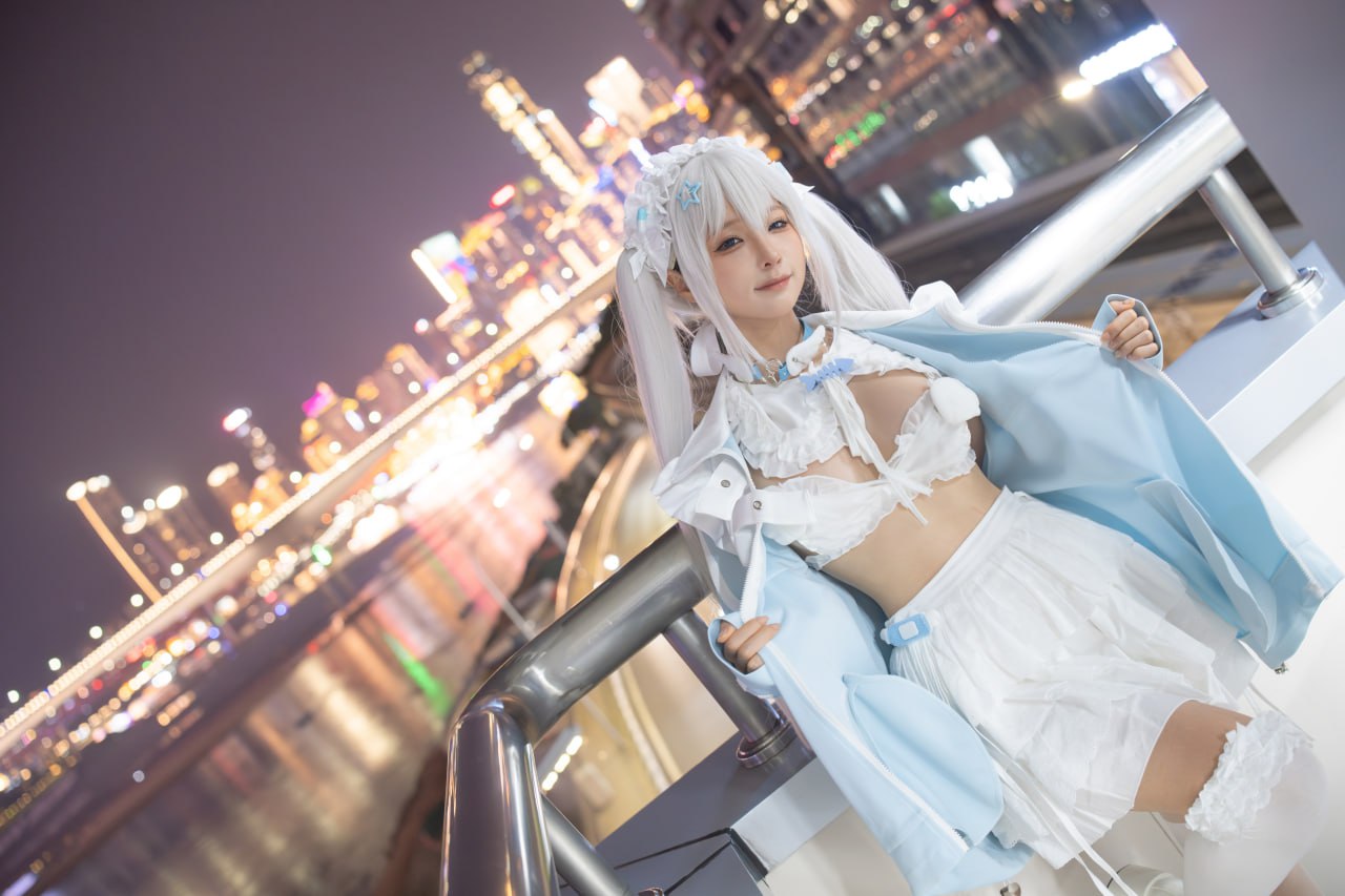 Bo anh cosplay Chun Momo Water Color 244P1V