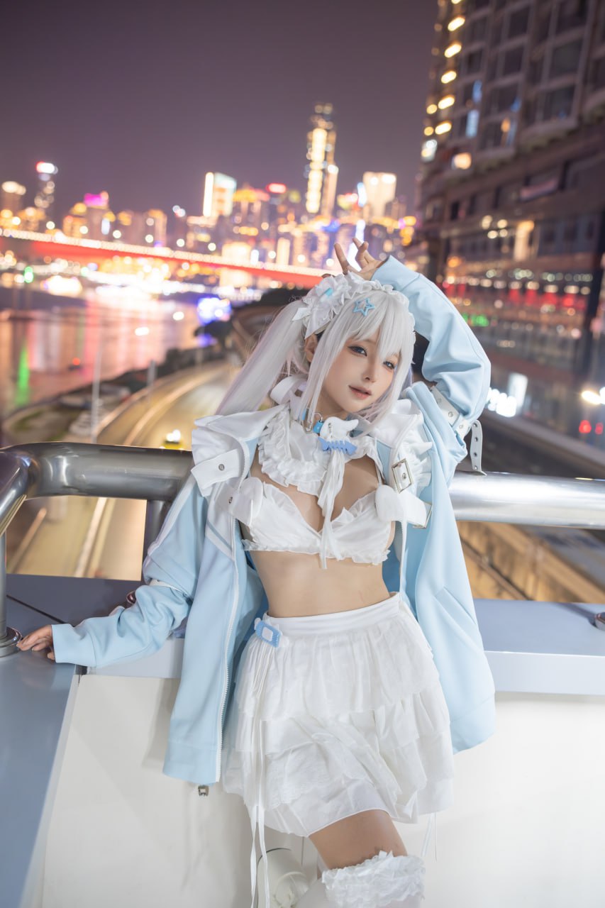 Bo anh cosplay Chun Momo Water Color 244P1V