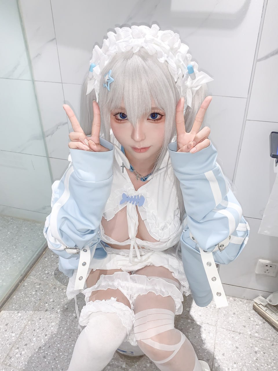 Chun Momo『水色』244P1V コスプレ写真セット