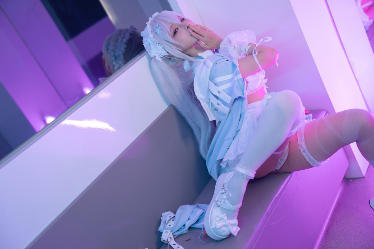蠢沫沫《水色》244P1V Cosplay寫真套圖