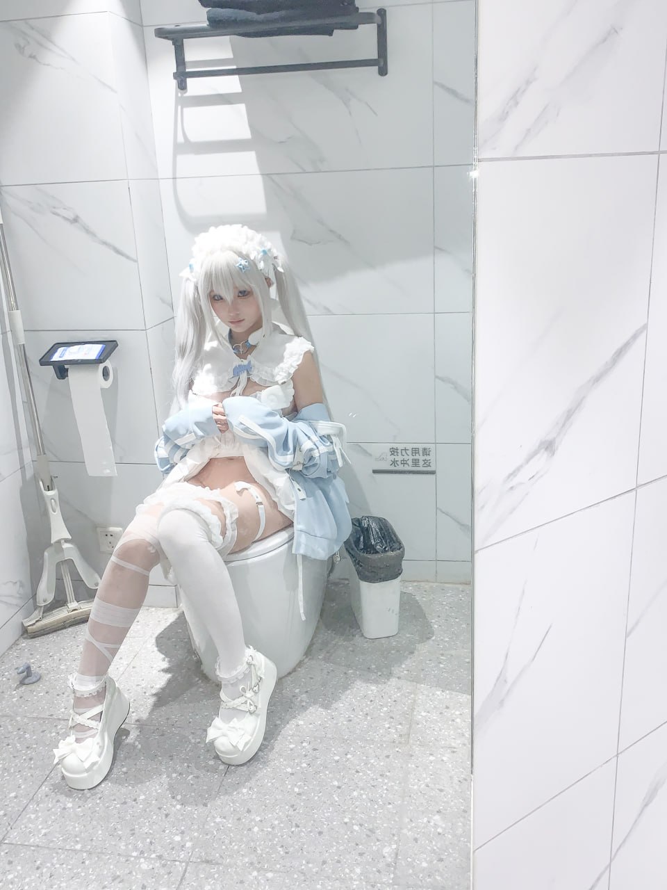Chun Momo『水色』244P1V コスプレ写真セット