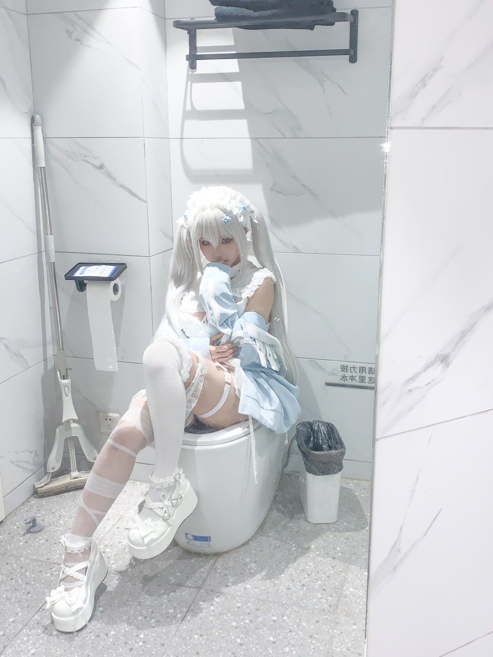 Chun Momo『水色』244P1V コスプレ写真セット