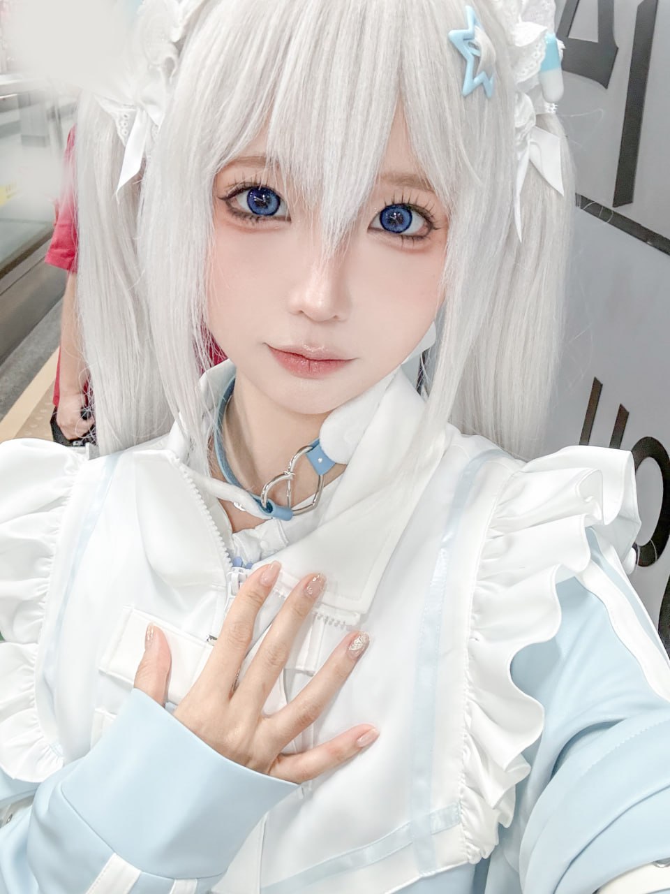 蠢沫沫《水色》244P1V Cosplay写真套图