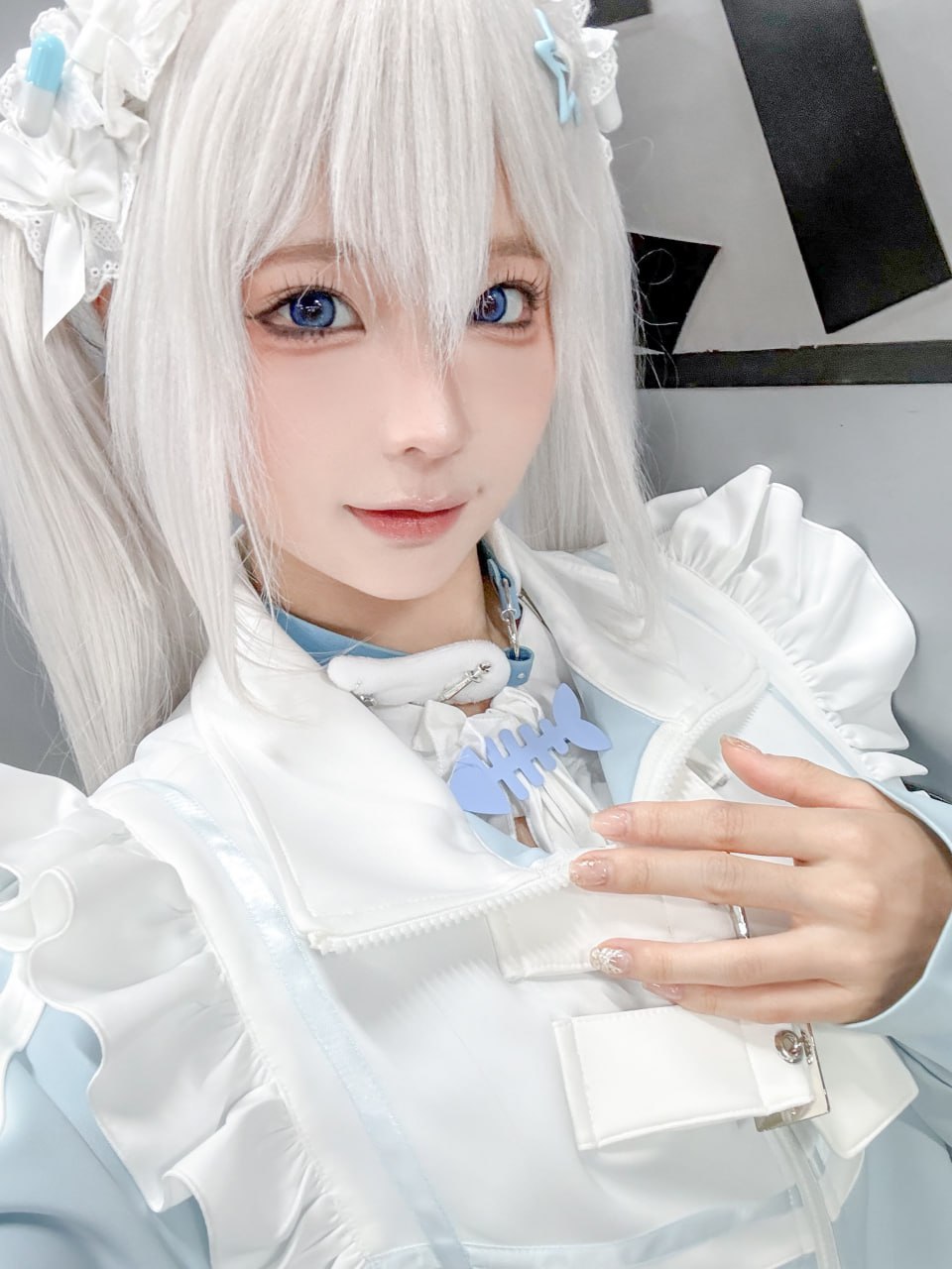 蠢沫沫《水色》244P1V Cosplay写真套图
