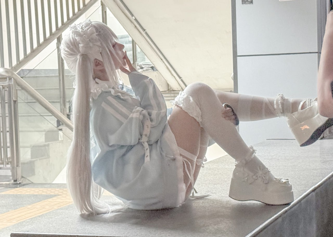 蠢沫沫《水色》244P1V Cosplay写真套图