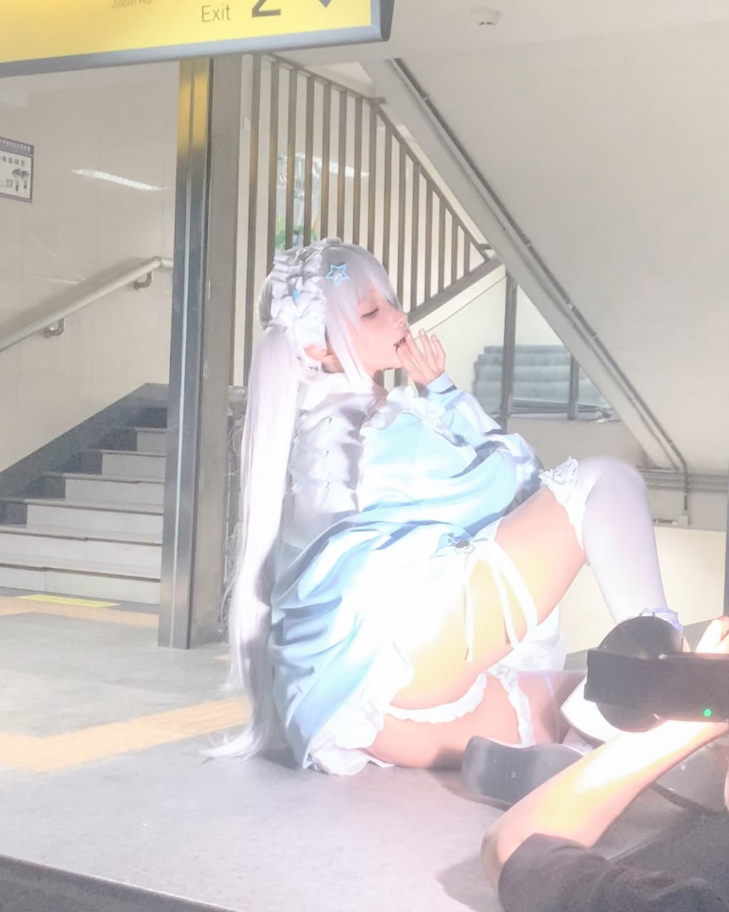 蠢沫沫《水色》244P1V Cosplay寫真套圖