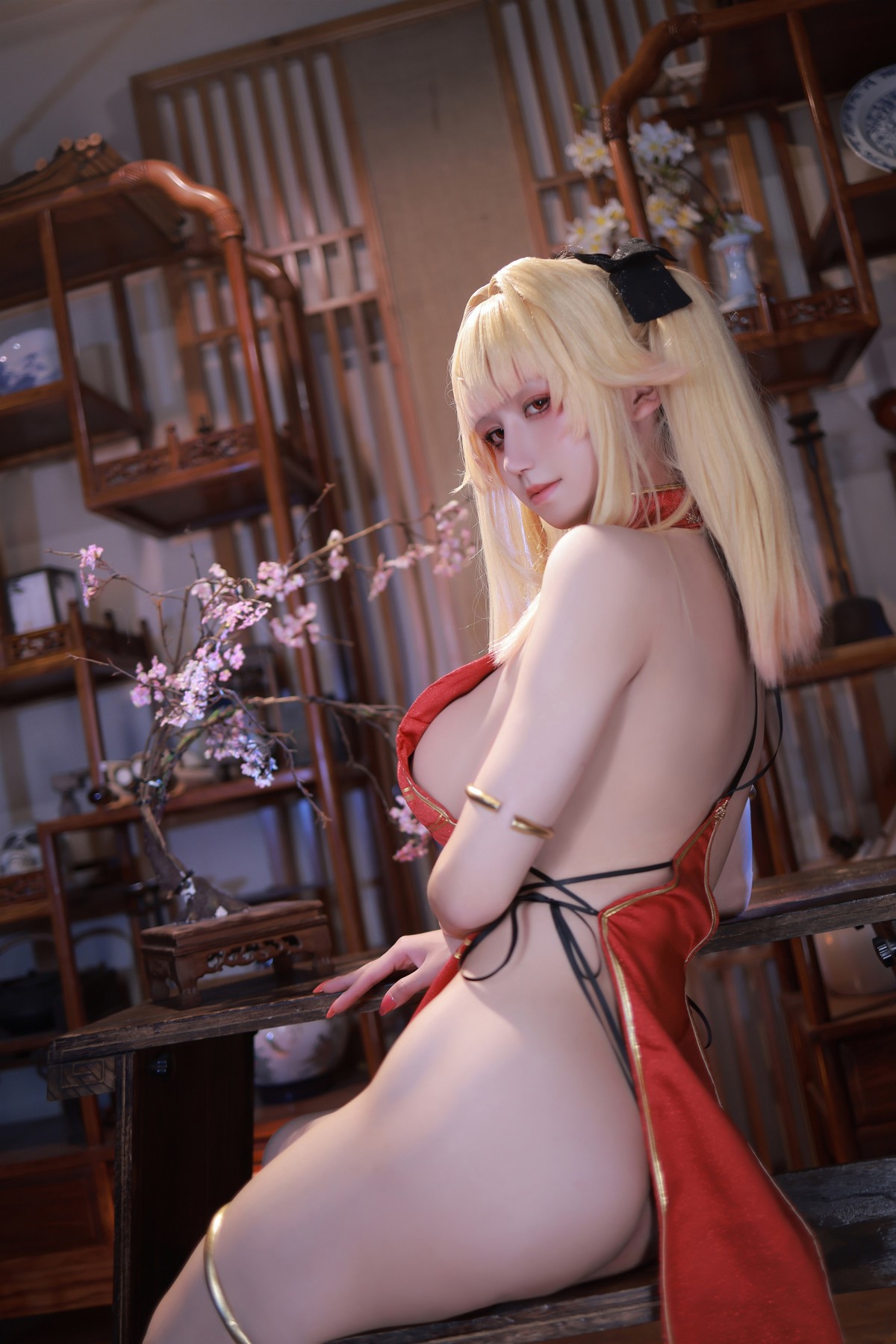 桜満三時 萌姫連合 旗袍