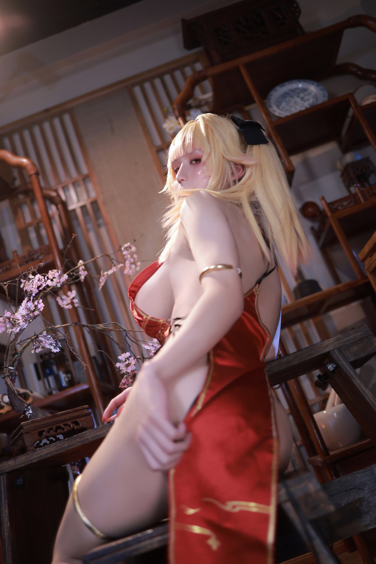 桜満三時 萌姫連合 旗袍