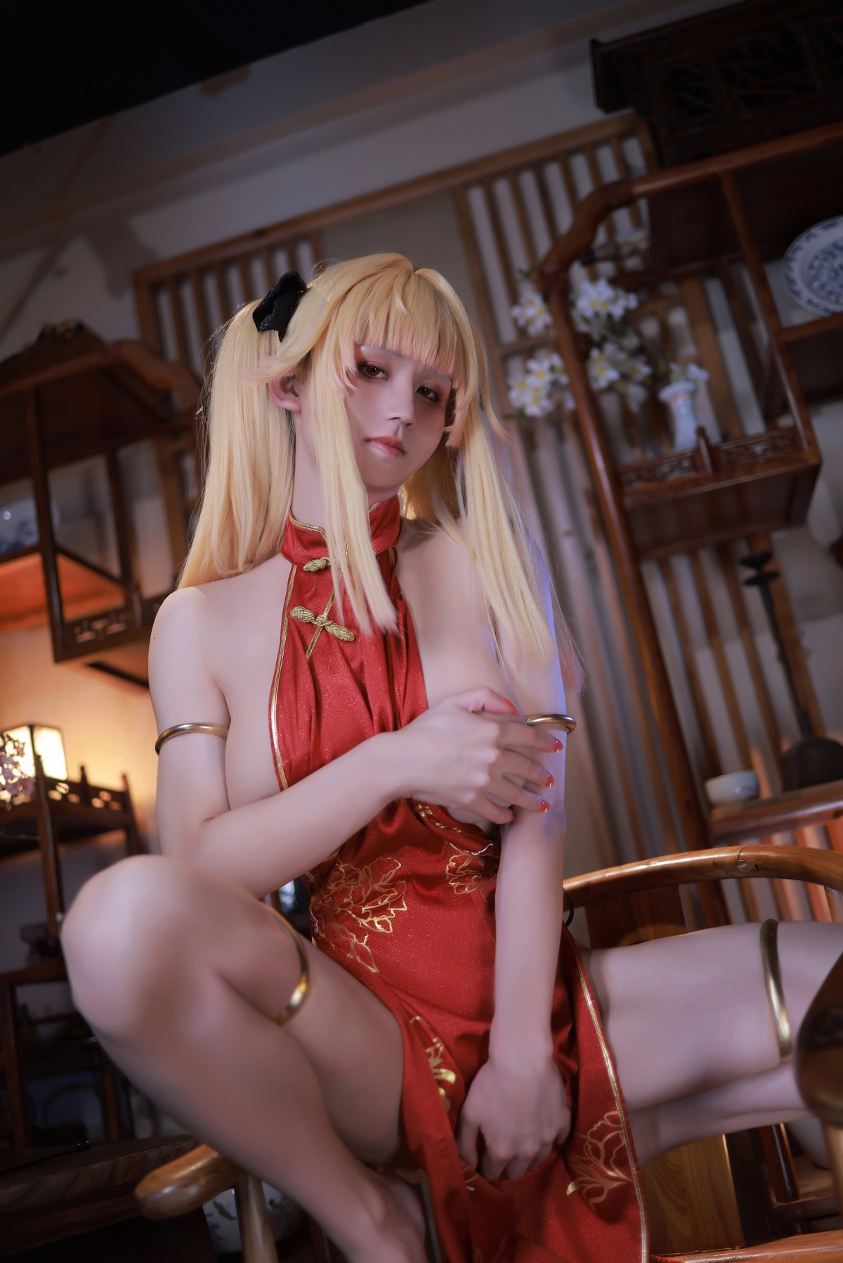 桜満三時 萌姫連合 旗袍