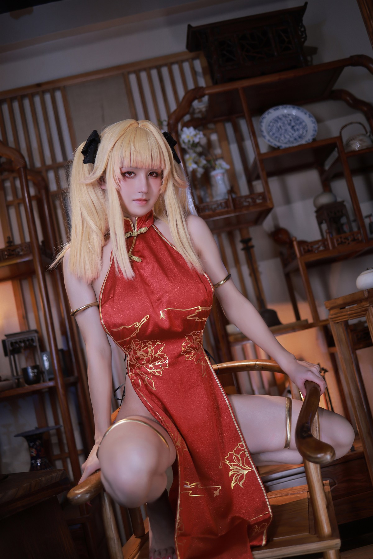桜満三時 萌姫連合 旗袍
