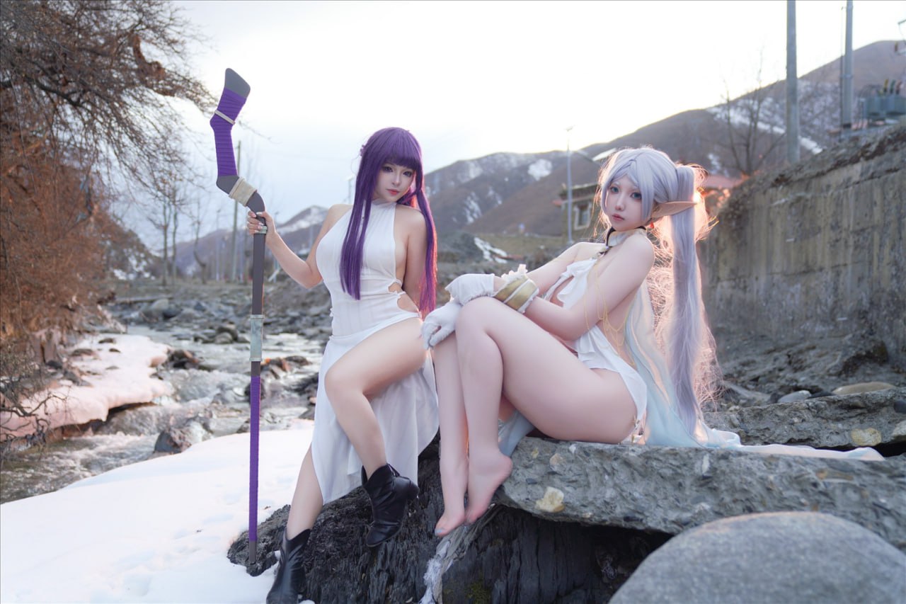 小和甜酒&橙风千雅 - 雪山 菲伦 芙莉莲 88P