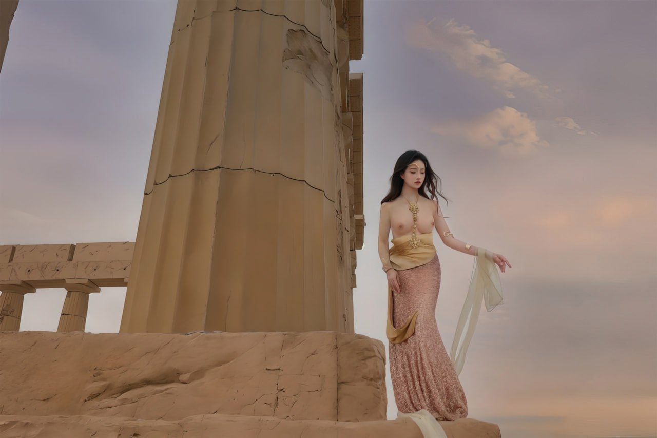 Niannian Nnian 폐허 글래머 화보