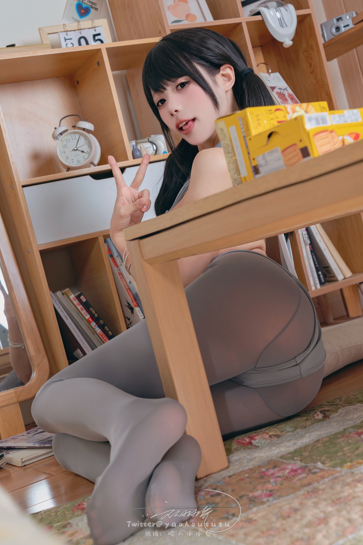 粘粘団子兎 - 小灰兎 グレイ ラビット