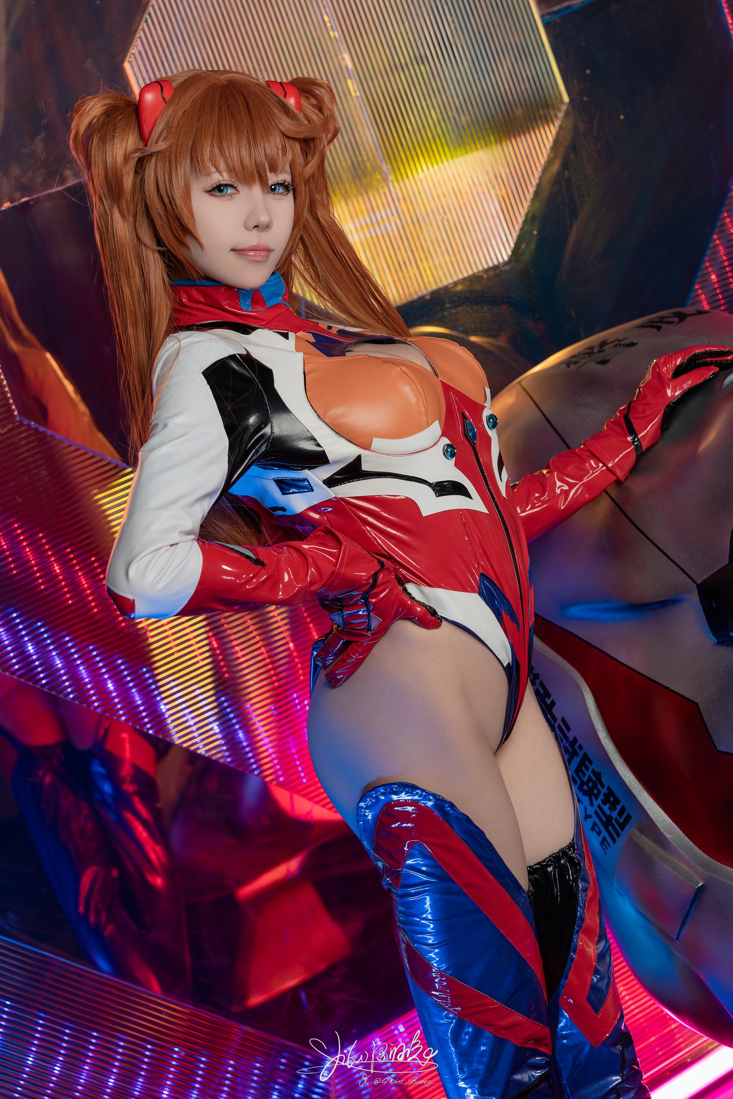 咬一口兔娘 Yiko湿润兔（咬人小小兔） - 9月作品『明日香特殊作战』 拾光独白 写真セット 82P1V