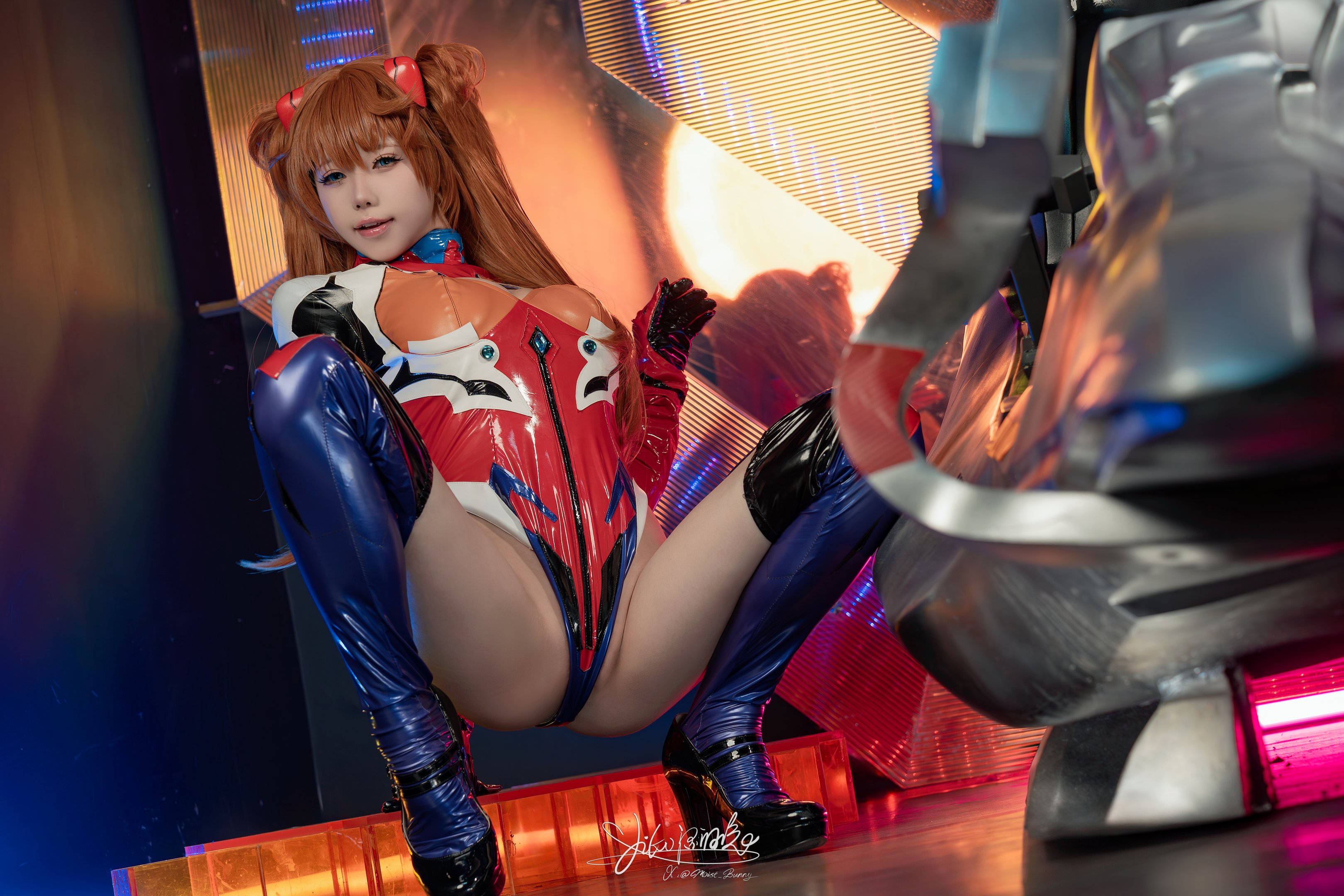咬一口兔娘 Yiko湿润兔（咬人小小兔） - 9月作品『明日香特殊作战』 拾光独白 写真セット 82P1V